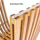 Design Badhocker aus Bambus Natur, Echtholz, hohe Qualität, bis 130 Kg