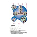 Pressfitting für Metallverbundrohr, Kupplung, 26x26mm, Sudo Press mit Visu-Control®