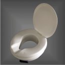 WC - Sitzerhöhung mit Deckel, TÜV geprüft - 11cm, bis 185 Kg - weiss