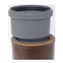 AIRFIT Universal Steckmuffe PLUS DN75 x DN75, für Ton-, SML-, HT-Rohr