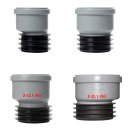 AIRFIT Universal Steckmuffe PLUS DN75 x DN75, für Ton-, SML-, HT-Rohr