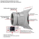 AIRFIT PP Schraubabzweig, kurze Bauform, DN 90/50, dauerhaft dicht ohne Kleben