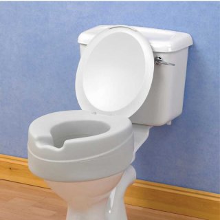 Clipper WC Sitzerhöhung SOFT 11cm mit Deckel 185 Kg grau