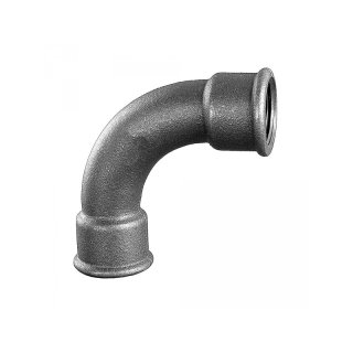 Temperguss Bogen 90° I/I, 1/2-2, für Gas-, Wasser-,...