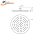 Design Regendusche Metall Kopfbrause oval 300 x 200mm extra flach, VANEDA M+