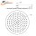 Design Regendusche Metall Kopfbrause oval 300 x 200mm extra flach, VANEDA M+