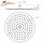 Design Regendusche Metall Kopfbrause oval 300 x 200mm extra flach, VANEDA M+