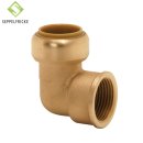 Steckfitting Messing 90° Winkel IG x Steck, 15mm x...