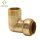 Steckfitting Messing 90° Winkel AG x Steck, 22mm x 3/4", Tectite T092G