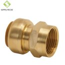 Steckfitting Messing Übergangsmuffe, 18mm x...
