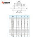 T-Stück I/IG/I, Lötfitting aus Rotguss, 15mm x 1/2" x 15mm, Trinkwasser Fitting