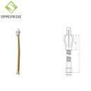 SEPPELFRICKE Gas Sicherheits-Allgasschlauch 200cm, Edelstahl, für Erdgas