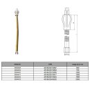 SEPPELFRICKE Gas Sicherheits-Allgasschlauch 200cm, Edelstahl, für Erdgas