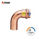 FRABO Pressfitting Kupfer Pressbogen 90° I/A 12-54mm, Gas Wasser, V Kontur