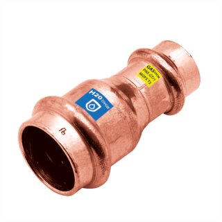 FRABO Pressfitting Kombi Reduziermuffe I/I, 12-54mm, Gas...