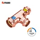 FRABO Pressfitting Kombi T-Stück reduziert I/I/I, 12-35mm, Gas Wasser, V Kontur