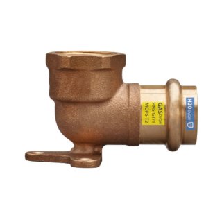 FRABO Kombi Wandscheibe 90° I mit IG 12-22mm, Rotguss,...