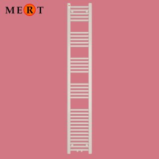 MERT Badheizkörper ROYAL 30 x 180cm, weiss, gerade, 3 Betriebsarten möglich