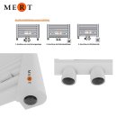 MERT Badheizkörper ROYAL 30 x 180cm, weiss, gerade, 3 Betriebsarten möglich