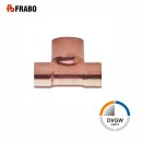Frabo 5000 Kupfer Lötfitting T-Stück Seiten reduziert, I/I/I, 12-35mm, DVGW