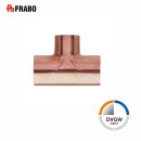 Frabo 5000 Kupfer Lötfitting T-Stück oben reduziert, I/I/I, 10-54mm, DVGW