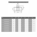 Frabo 5000 Kupfer Lötfitting T-Stück oben reduziert, I/I/I, 22x15x22mm, DVGW