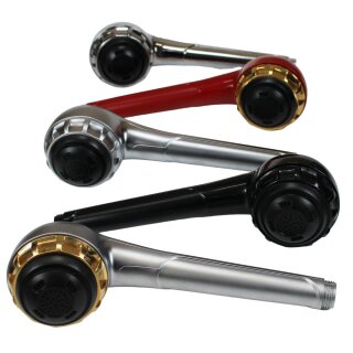 Handbrause gerade farbig, Duschkopf mit variablem Brausestrahl