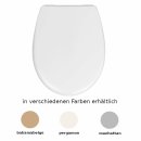 HARO WC-SITZ Favos mit SoftClose, Take off Scharnier, Semi Wrapover, manhattan