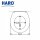 HARO WC-SITZ Favos mit SoftClose, Take off Scharnier, Semi Wrapover, manhattan