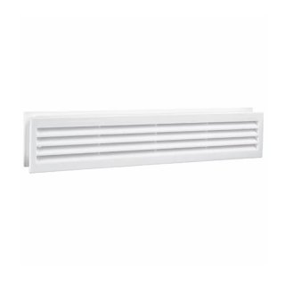 Türlüftung DIN Kunststoff - 90 x 454mm Abluft, Badlüfter...