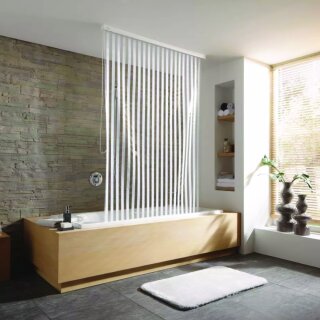 KLEINE WOLKE Duschrollo Weiss 128 cm x 240cm, 3321100747
