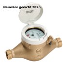 Wasserzähler 2026 Neu Wasseruhr kalt 3/4 Zoll, 1...