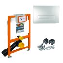 JOMO Tech Wand WC Element BH 82cm von vorn oder oben inkl. Drückerplatte