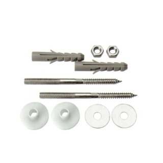Waschtischbefestigung M10 x 140 verzinkt Komplett-Set, Waschbeckenhalter