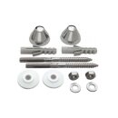 Urinalbefestigung M10 x 140 Chrom Komplett-Set,...