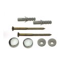WC Befestigung 6 x 70 Chrom Komplett-Set,...