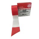 Super Absperrband Rot / Weiss 80mm x 500 Meter...