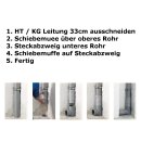 HTEA Schiebe-Abzweig TARA DN110 – Abwasser...