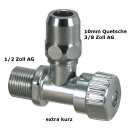Eckventil 1/2 Zoll extra kurz, für 10mm Kupferrohr,...