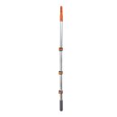 RAMP Aluminiumstiel Teleskop Stiel CLICK 50 - 120 cm für Rechen und Besen