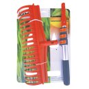 RAMP Universal Gartenrechen PRO Laubharke inkl....