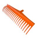 RAMP Universal Gartenrechen PRO Laubharke inkl. Teleskopstab 120cm