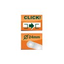 RAMP Universal Gartenrechen PRO Laubharke inkl. Teleskopstab 120cm