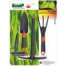 RAMP Gartenwerkzeug-Set 4-tlg. Pikierstab, Schaufel,...
