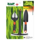 RAMP Gartenwerkzeug-Set 3-tlg Pflanzschaufel,...