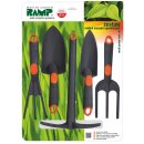 RAMP Gartenwerkzeug-Set 5-tlg. 2 x Pflanzschaufel,...