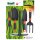 RAMP Gartenwerkzeug-Set 5-tlg. 2 x Pflanzschaufel, Kombi-Harke, Handkralle, Pflanzgabel