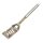 Edelstahl-Grillbesteck Set XL 3 tlg. Gabel, Zange, Wender - Länge 42cm