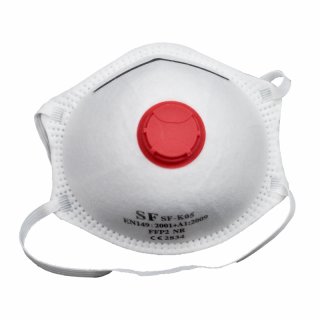 TECTOR Feinstaubmaske P2 mit Ventil - 12er Pack -...