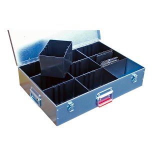 Metallkoffer, Fittingskoffer, verzinkt - 580 x 405 x 125...